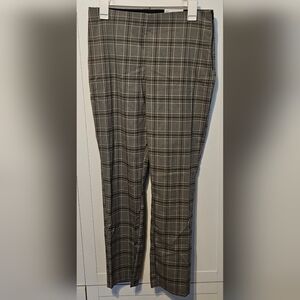 Nine West Gray Side-Zip Skinny Dress Pants Size 10